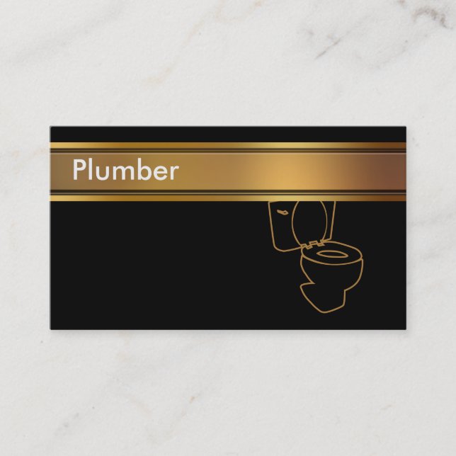 Plumber Business Cards (Front)