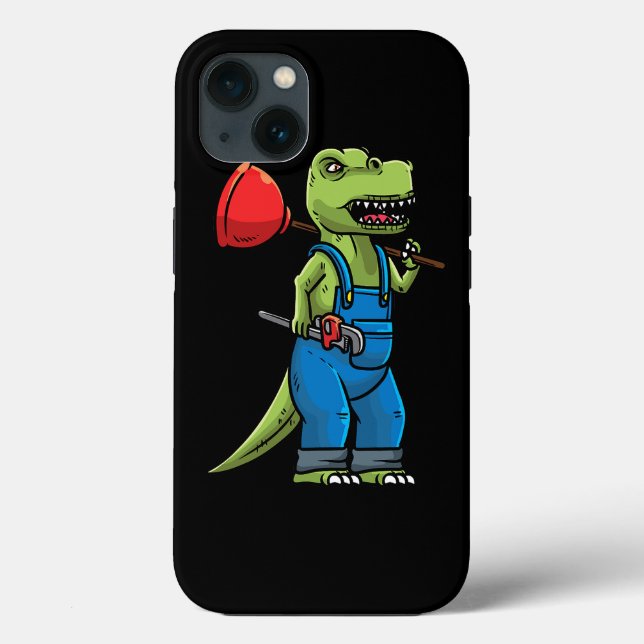 Plumber dinosaur plumber Case-Mate iPhone case (Back)