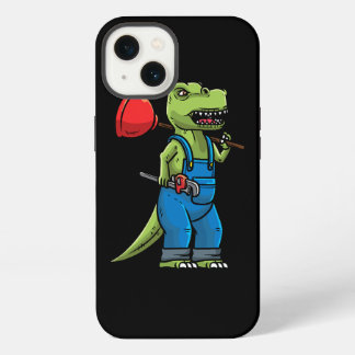 Plumber dinosaur plumber iPhone 13 case