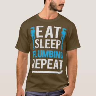 Plumber Funny Plumbing Wrench Tools T-Shirt
