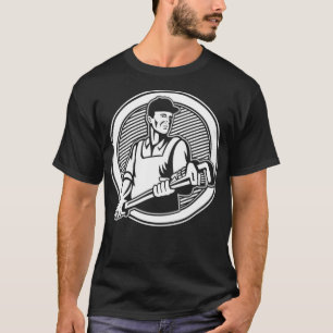 plumber furniture plumber plumber crack doughnut b T-Shirt