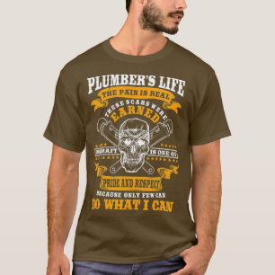 Plumber Gift Funny Professions Heating Engineer T-Shirt