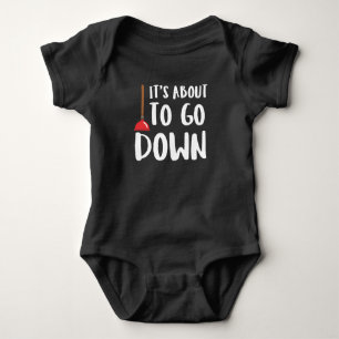 Plumber Gift Idea craftsmen Joke Plunger Baby Bodysuit
