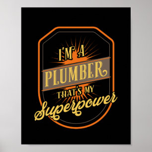Plumber Gift Poster