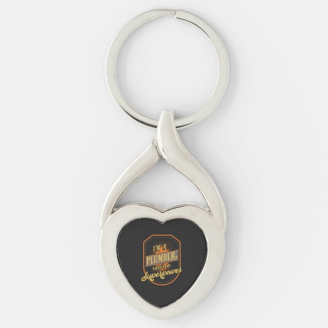 Plumber Gifts Key Ring (Front)