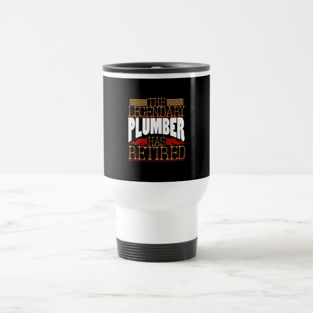 Plumber Gifts Travel Mug (Center)