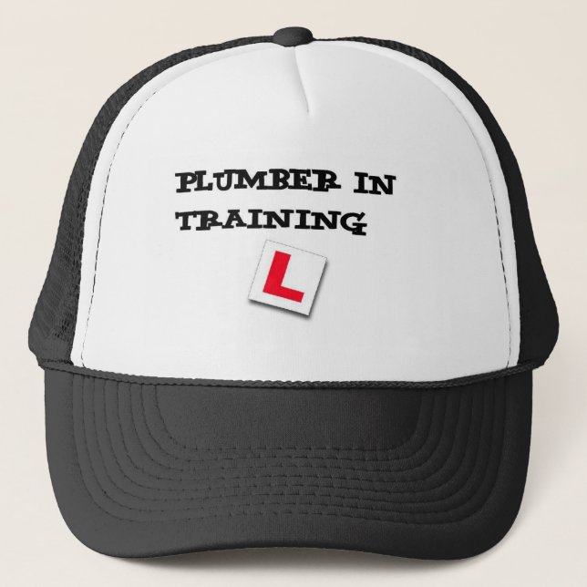 plumber in training trucker hat (Front)