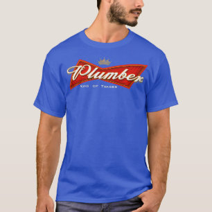 Plumber King of Trades Funny Plumbing Premium T-Shirt