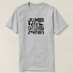 Plumber Loves Cats T-Shirt