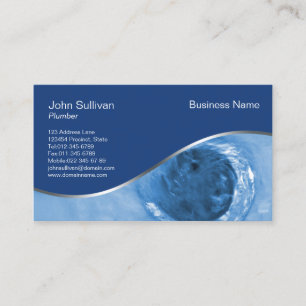 Plumber Plumbing Home Repair Business Card