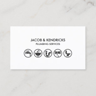 Plumber Plumbing Home Repair Business Card