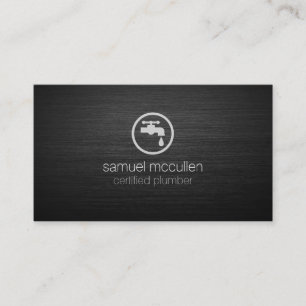 Plumber Plumbing Leaking Faucet Home Repair Business Card