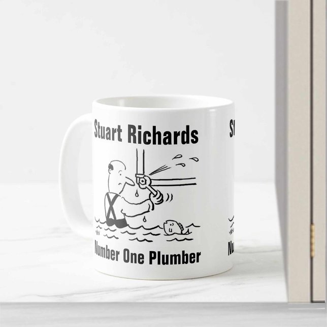 Plumber & Plumbing Personalised Mug (Creator Uploaded)