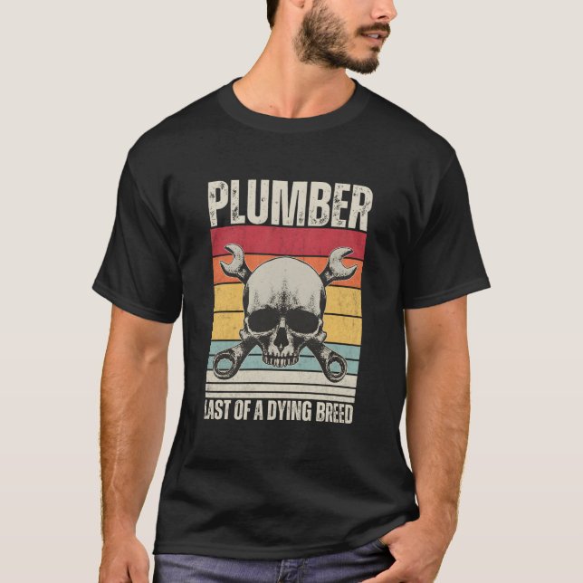 Plumber Skull Plumber T-Shirt (Front)