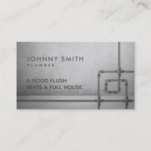 Plumber Slogans Business Cards