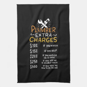 Plumber Tea Towel