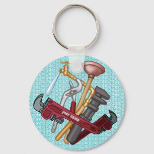 Plumber Tools keychain  