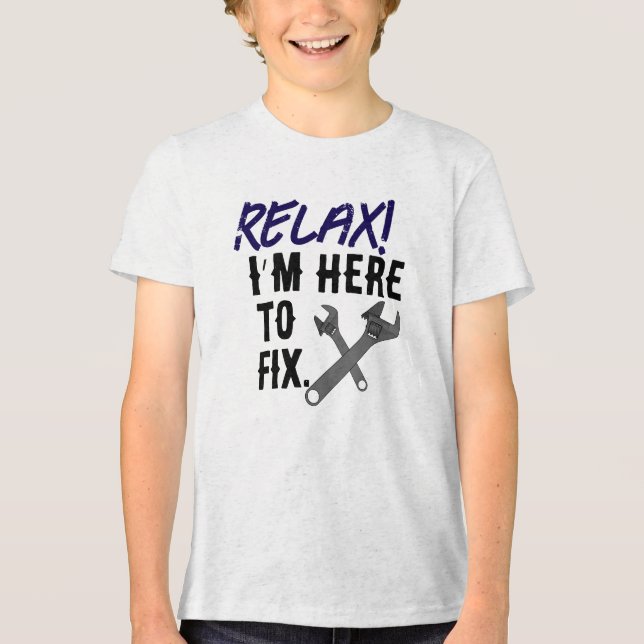 Plumber Tri-Blend Shirt (Front)