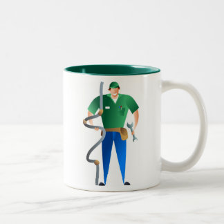 Plumber Two-Tone Coffee Mug