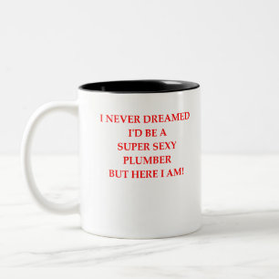 PLUMBER Two-Tone COFFEE MUG