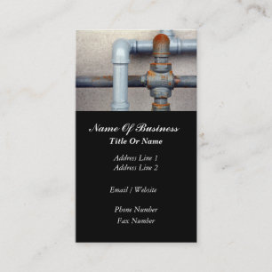 Plumbers Business Card