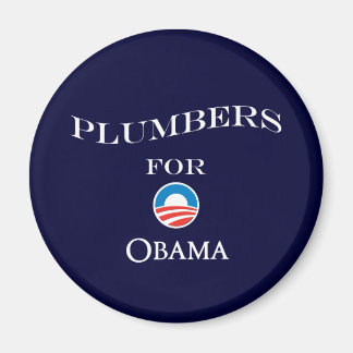 Plumbers for Obama Magnet
