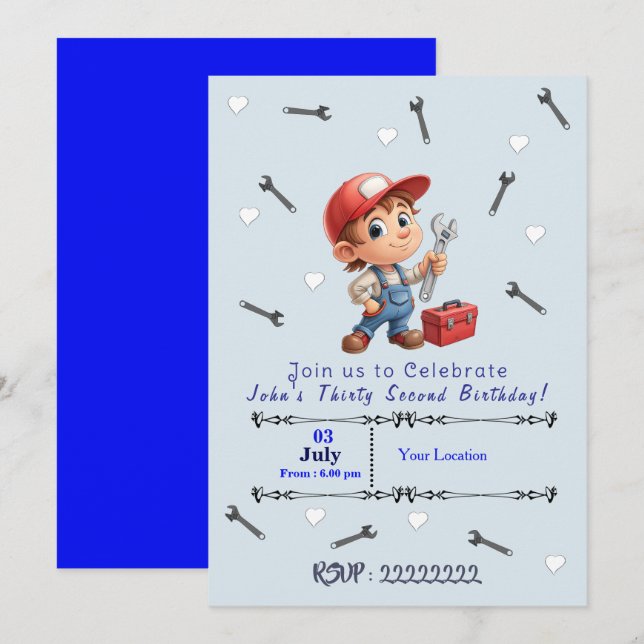 Plumber's Invitation (Front/Back)