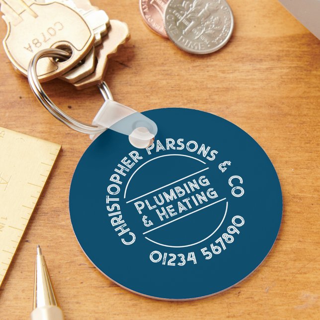 Plumber's Keyring. Plumbing & Heating Company Key Ring (Creator Uploaded)