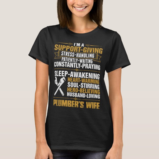 Plumbers Wife Tshirt (Front)