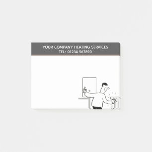 Plumbing and Heating Services, Heating Engineer Post-it Notes