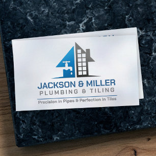 Plumbing and Tiling Services Business Card