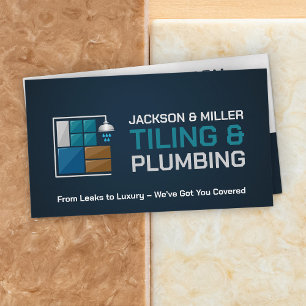 Plumbing and Tiling Services Business Card