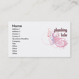 Plumbing Babe Business Card