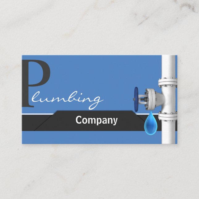 Plumbing Business Card (Front)