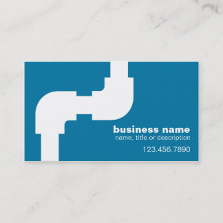 plumbing business card