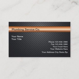Plumbing Business Cards