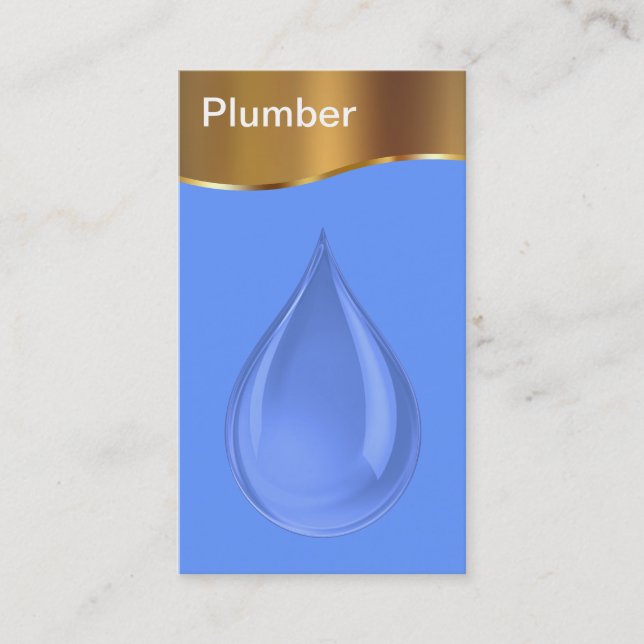 Plumbing Business Cards (Front)