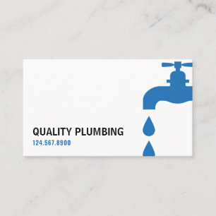 Plumbing Company  Business Card