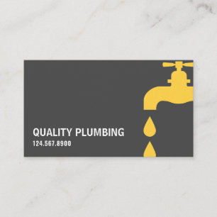 Plumbing Company Business Card