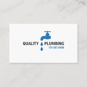 Plumbing Company  Business Card