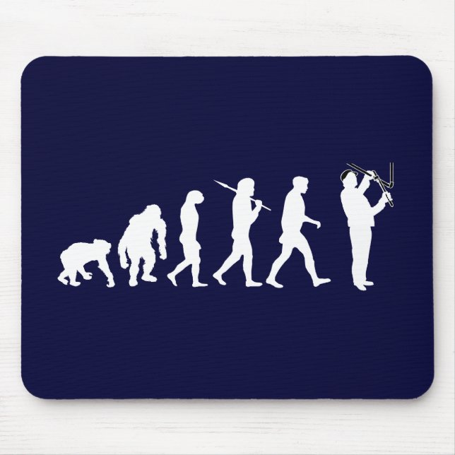 Plumbing Evolution Plumber Pipefitter Pipe Sewer Mouse Mat (Front)