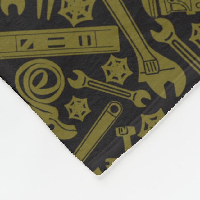 Plumbing, Pipefitting, Steamfitter Tools Fleece Blanket (Corner)