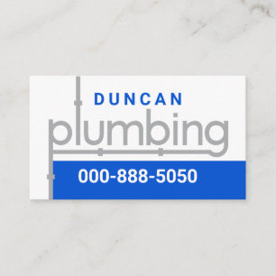 Plumbing Pipeline Leaking Water Business Card