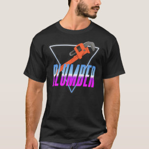 Plumbing Plumber 80s 90s Retro Vintage Plumber 80s T-Shirt