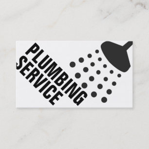 Plumbing Plumber Faucet Water Handyman Maintenance Business Card