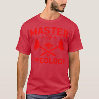 Plumbing Plumber Vintage Master Of Pipeology T-Shirt