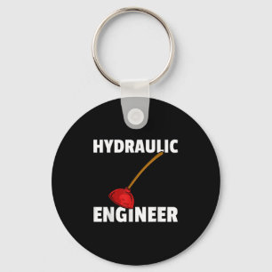 Plumbing Plunger Gift For Funny Plumber Key Ring