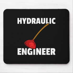 Plumbing Plunger Gift For Funny Plumber Mouse Mat