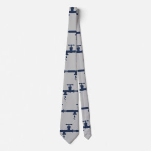 Plumbing Profession Dad Gift Tie