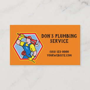 Plumbing Repair Service Business Card
